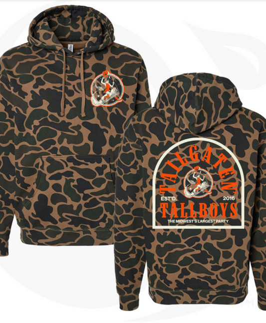 Tailgate N' Tallboys Camo Hoodie