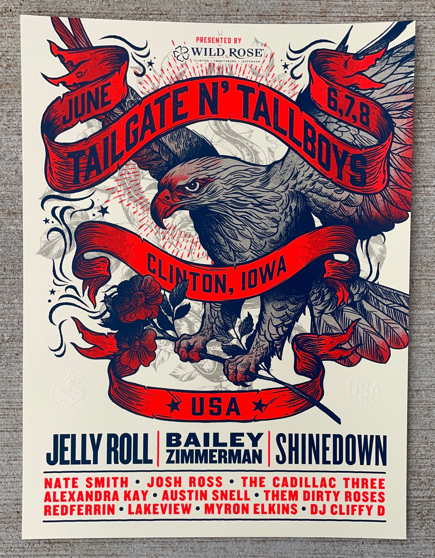 Tailgate N' Tallboys 3-Pack 2024 LIMITED EDITION Festival Posters